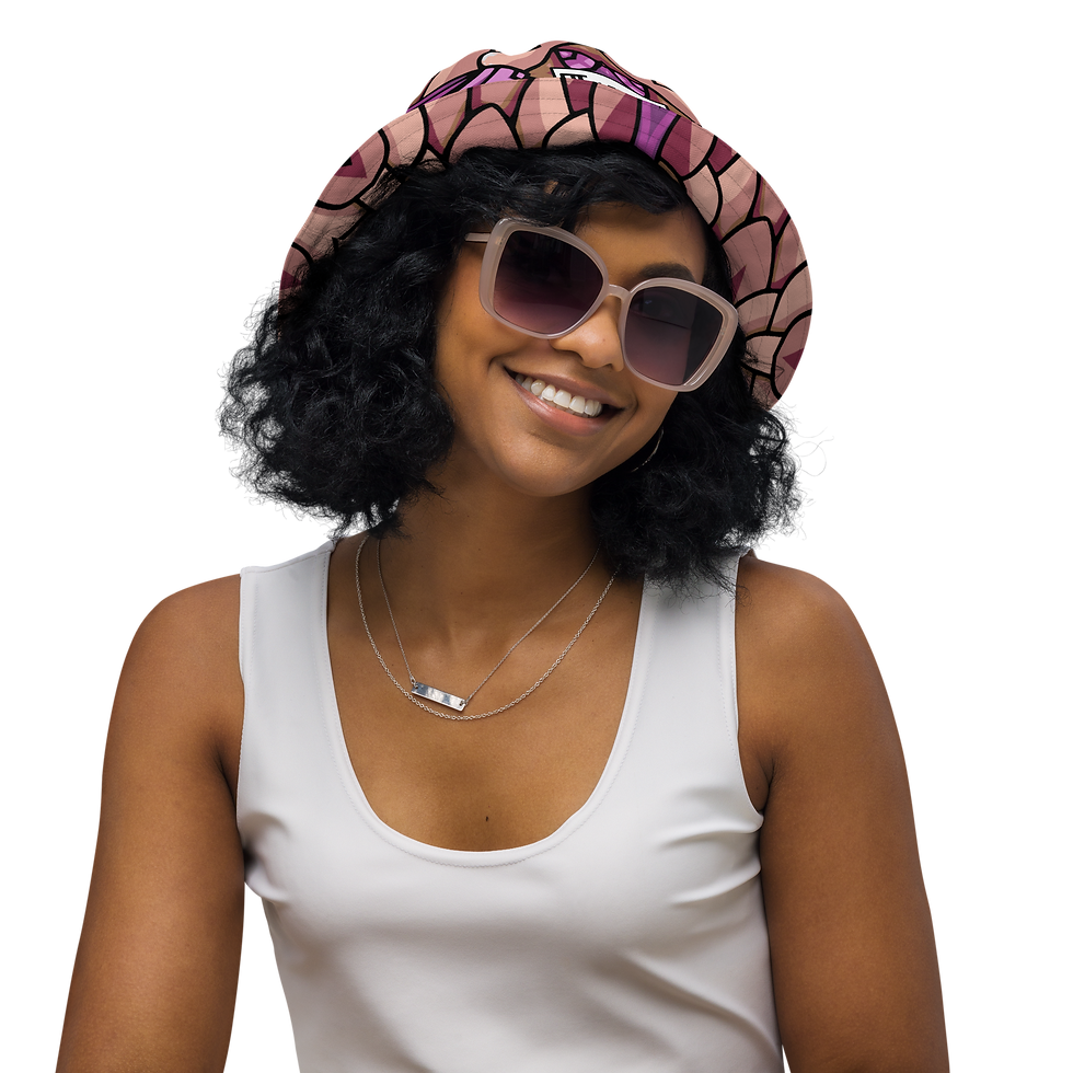 Thumbnail: 8T Clothing .Mosaic Collection - Reversible Bucket Hat