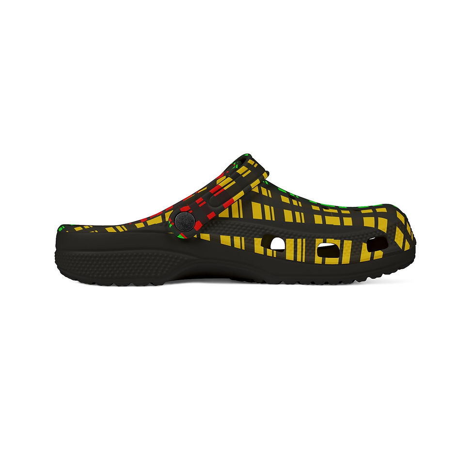Thumbnail: 8T Clothing - Irie Currupt Plaid - EVA Foam Rubber Clogs