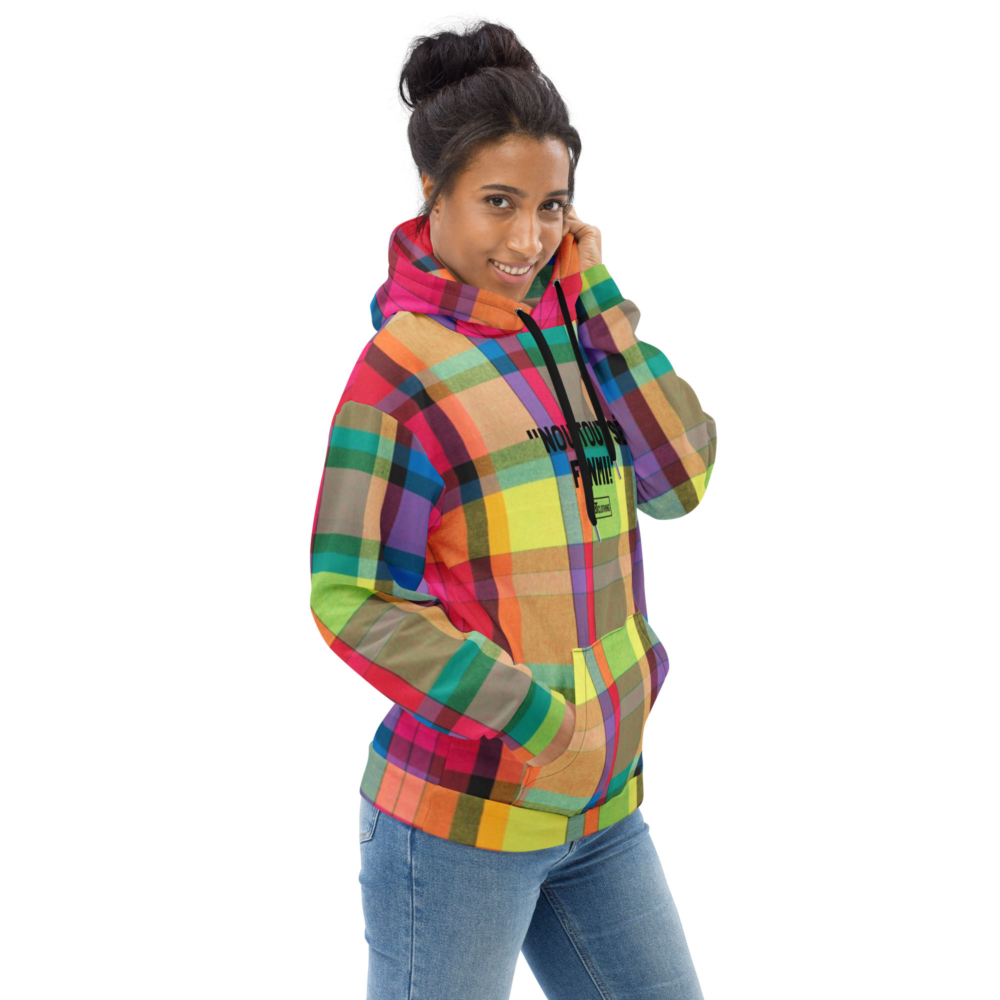 8T Clothing Madras 2- (We Are All Family) Unisex Hoodie