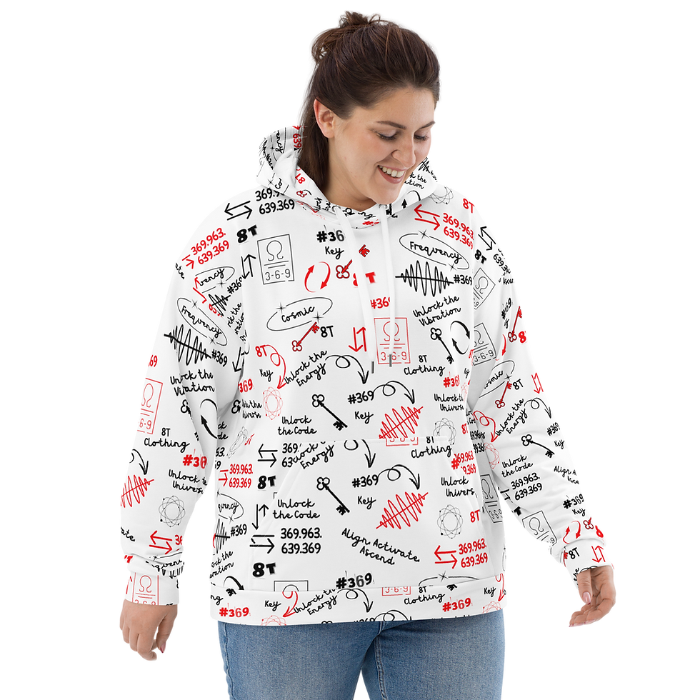 Thumbnail: 8T Clothing - 369 Doodle - Unisex Hoodie