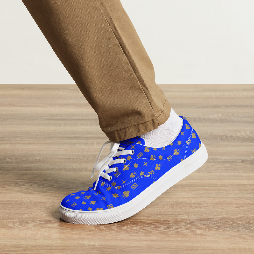 Thumbnail: 8T Clothing - Founders Collection Lace-up Canvas Shoes