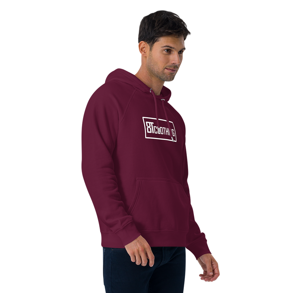 Thumbnail: 8T Clothing - Unisex Eco Raglan Hoodie