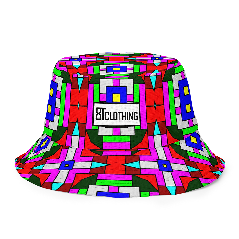 Thumbnail: 8T Clothing Mosaic Collection - Reversible Bucket Hat