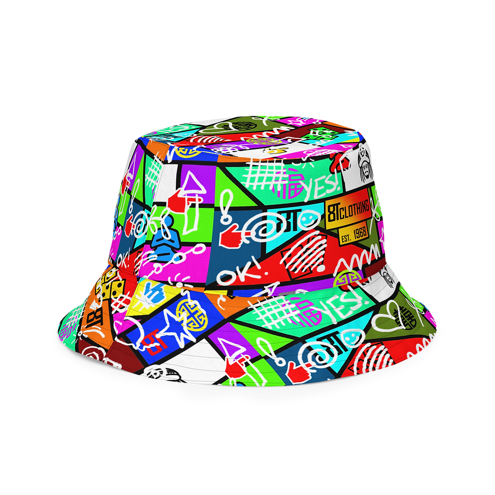 Thumbnail: 8T Clothing Founders Doodle Fusion - Reversible Bucket Hat