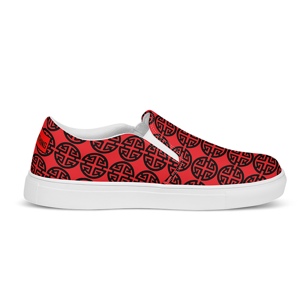 Thumbnail: 8T Clothing - Prosperity Slip-on Canvas Shoes