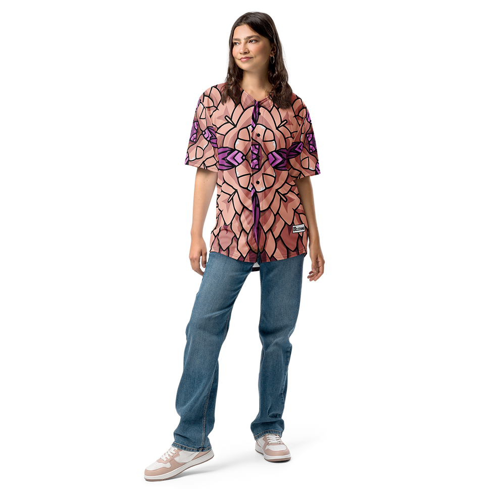 Thumbnail: 8T Clothing Mosiac Collection - Recycled Baseball Jersey