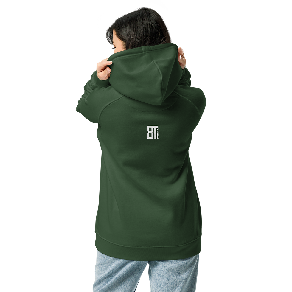 Thumbnail: 8T Clothing Branded Unisex Eco Raglan Hoodie