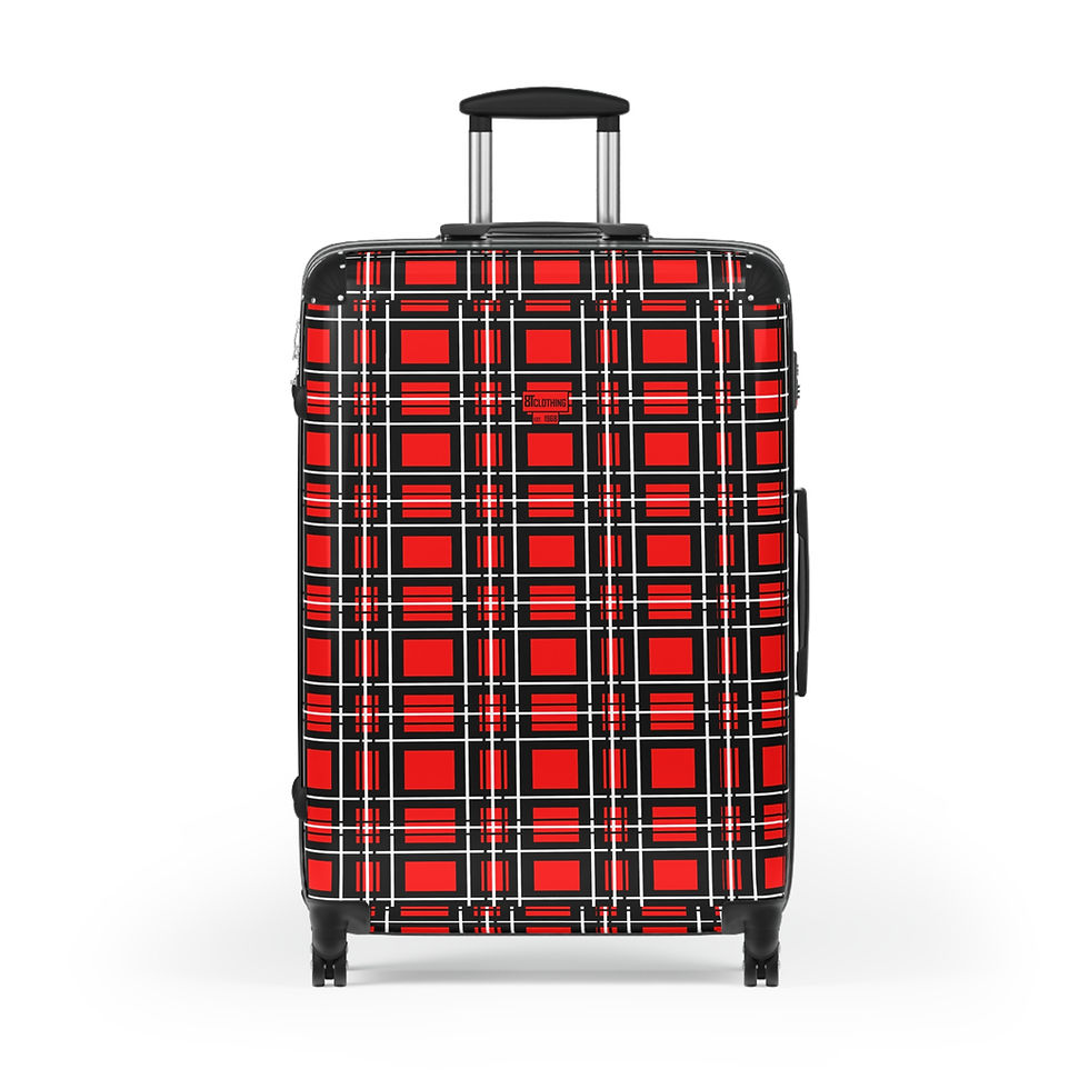 Thumbnail: 8T Clothing - Founders Plaid -  Hard Suitcase 