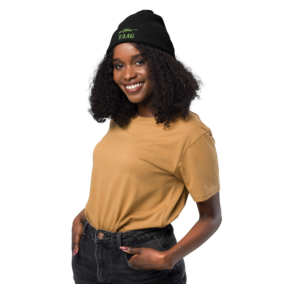 Thumbnail: T.A.A.G Organic Ribbed Beanie  