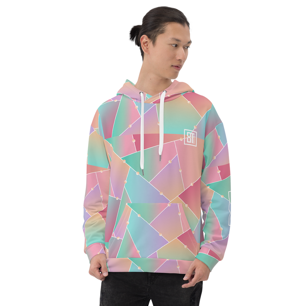 Thumbnail: 8T Clothing Shattered Glass - Unisex Hoodie