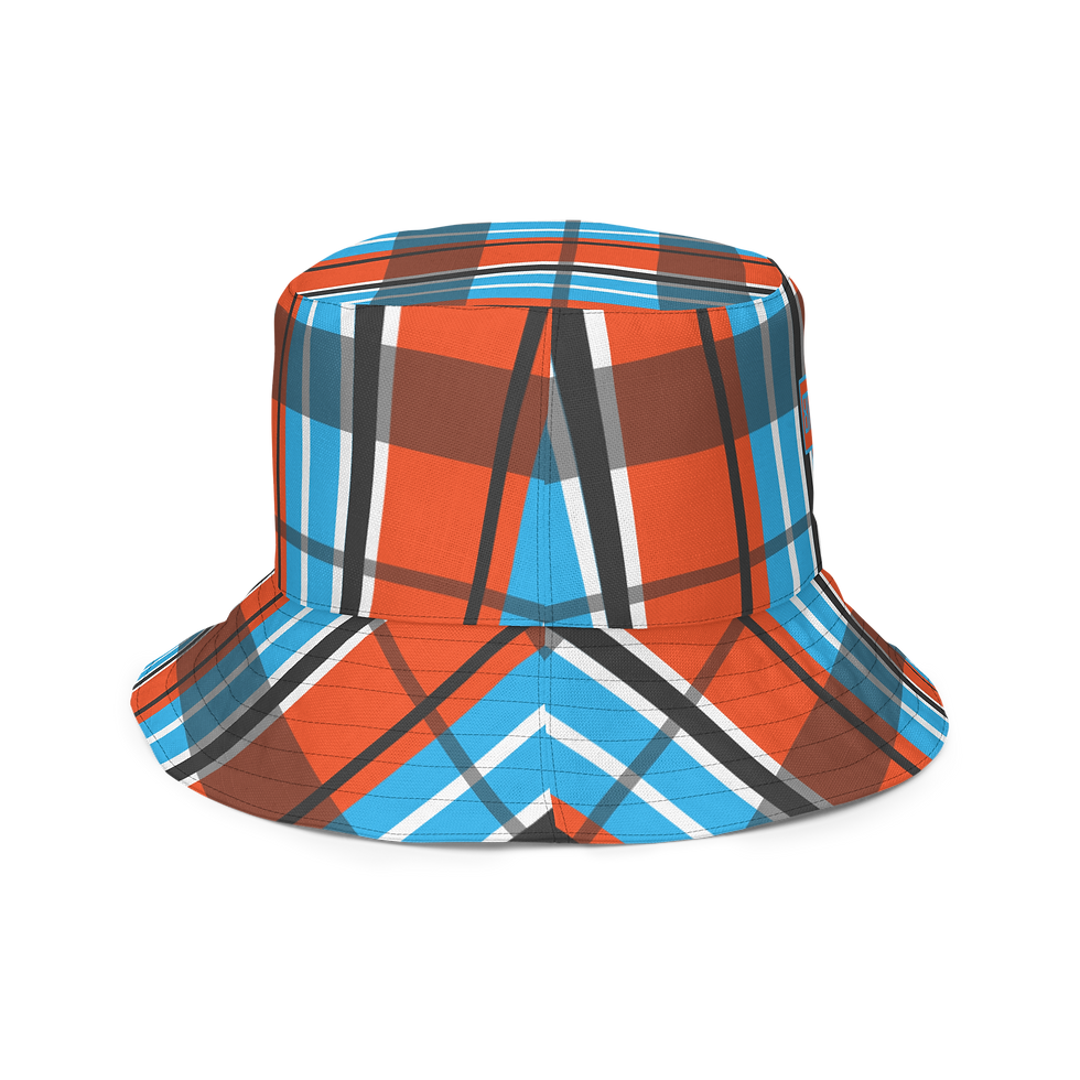 Thumbnail: 8T Clothing Founders Plaid - Reversible Bucket Hat