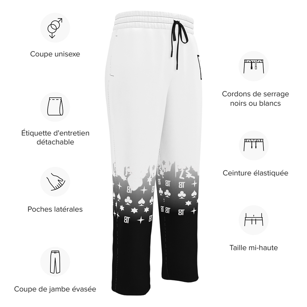 Thumbnail: 8T Clothing Founders Fade - Wide-Leg Joggers