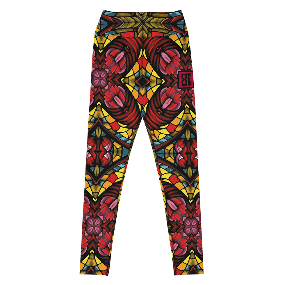 Thumbnail: 8T Clothing Mosaic - Yoga /Jogging Leggings