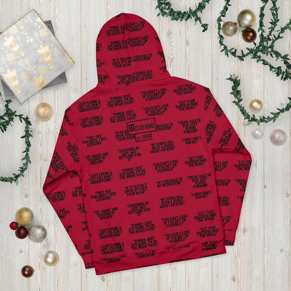 Thumbnail: 8T Clothing Positive Vibes Collection - Unisex Hoodie