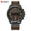 Thumbnail: CURREN Quartz Chronograph | Leather Band Sports Waterproof  Mens Watch