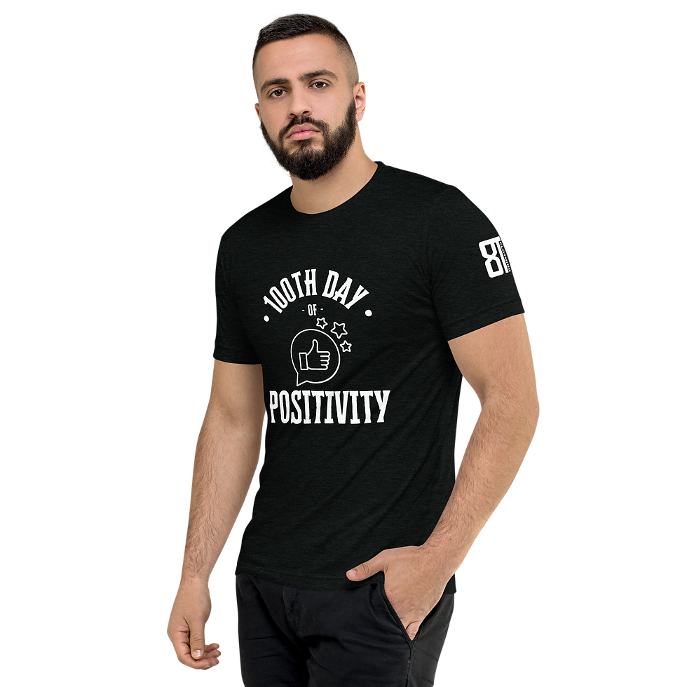 Thumbnail: 8T Clothing - 100th Day of Positivity - Short Sleeve T-Shirt
