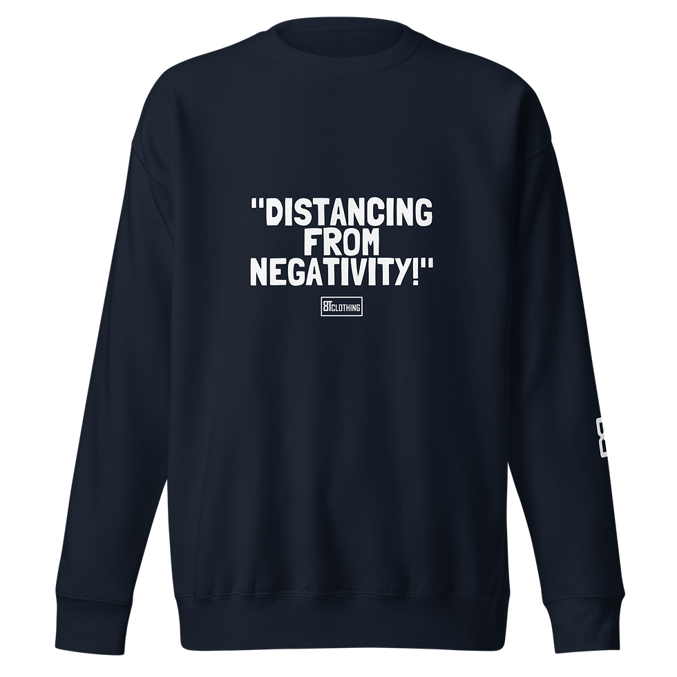 Thumbnail: 8T Clothing - Positive Vibes - Unisex Premium Sweatshirt