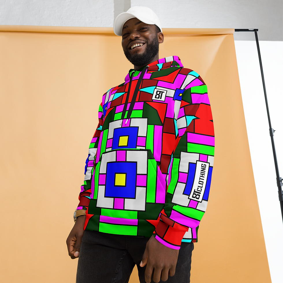 Thumbnail: 8T Clothing Mosaic Collection  - Unisex Hoodie