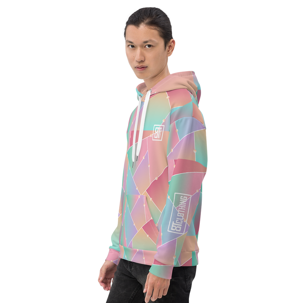 Thumbnail: 8T Clothing Shattered Glass - Unisex Hoodie