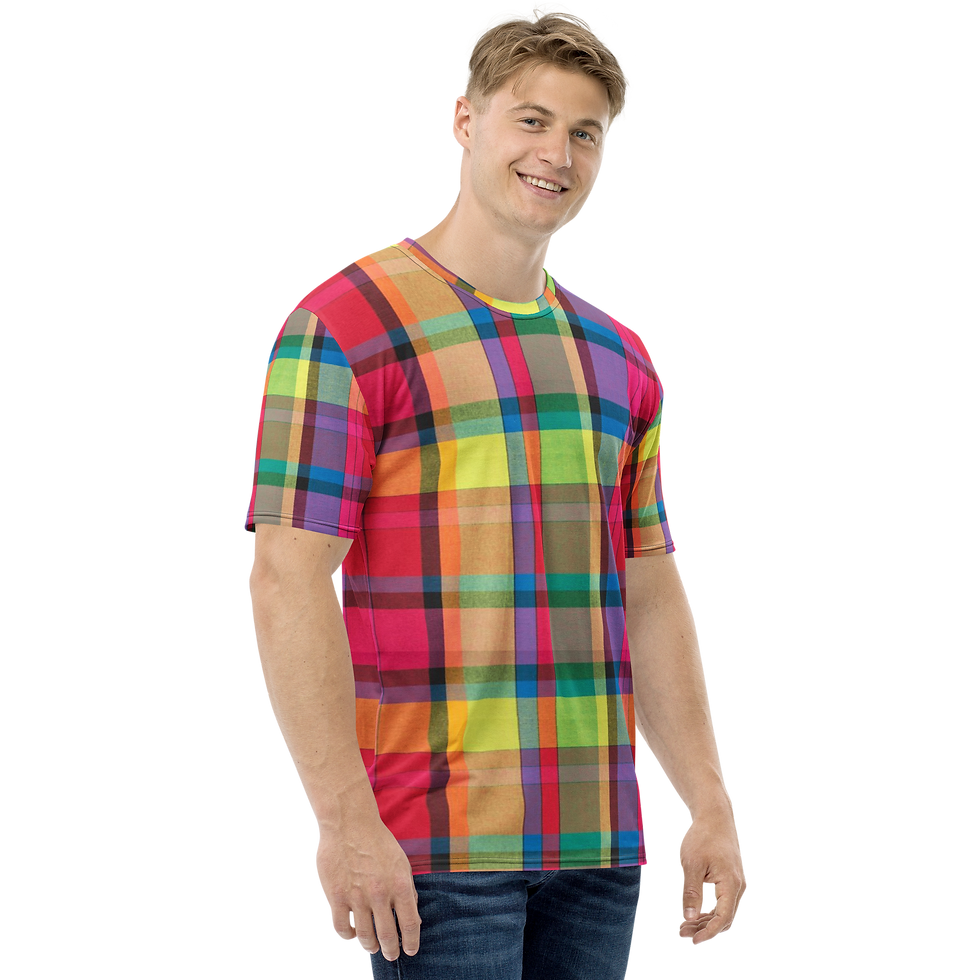 Thumbnail: 8T Clothing Madras 2 - Men's T-Shirt