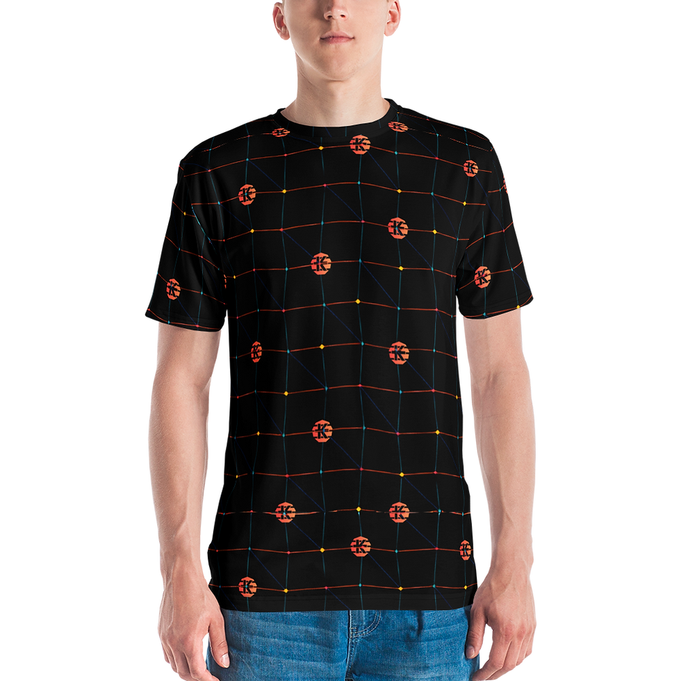 Thumbnail: KAELUM X 8T Clothing - Network Grid - Men's T-Shirt