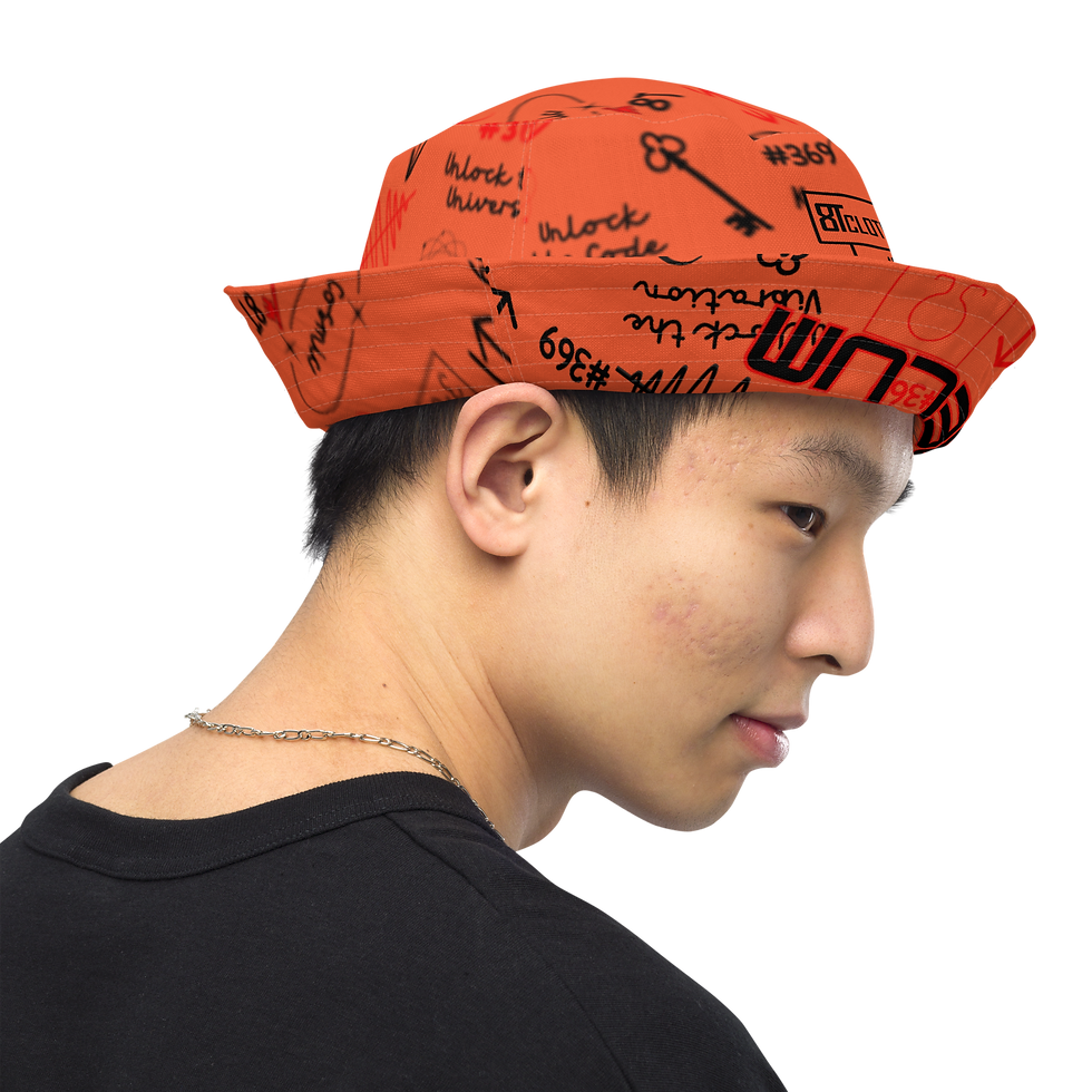 Thumbnail: KAELUM - 369 Doodle - Unisex Reversible Bucket Hat