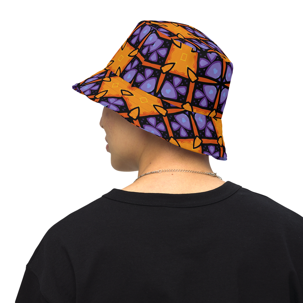 Thumbnail: 8T Clothing Mosaic Collection - Reversible Bucket Hat