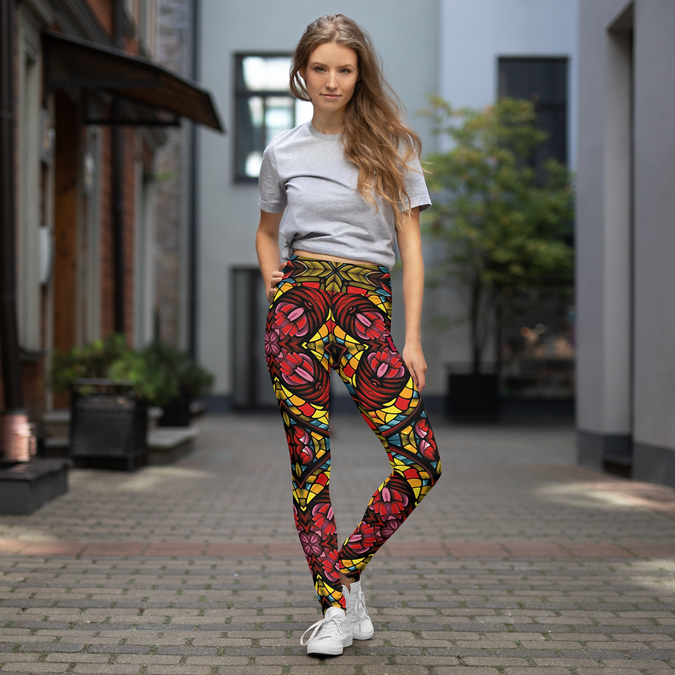 Thumbnail: 8T Clothing Mosaic - Yoga /Jogging Leggings