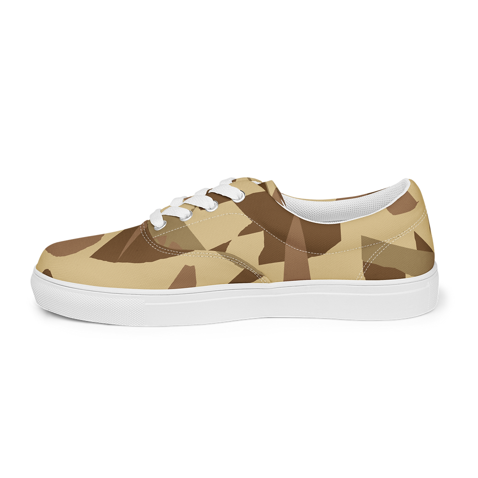 Thumbnail: 8T Clothing - Founders Camo Lace-up Canvas Shoes