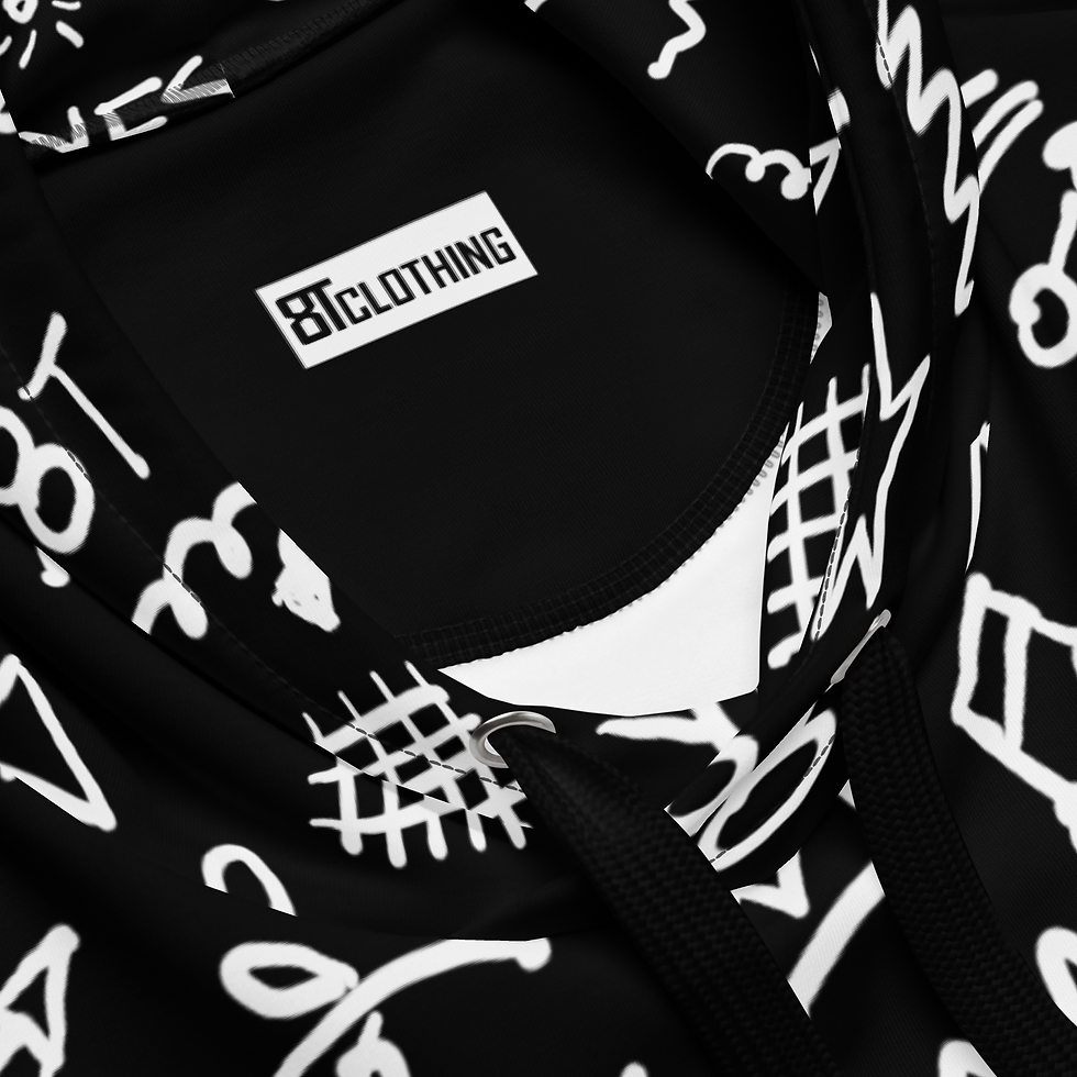 Thumbnail: 8T Clothing Doodle Minimal Collection - Unisex Hoodie