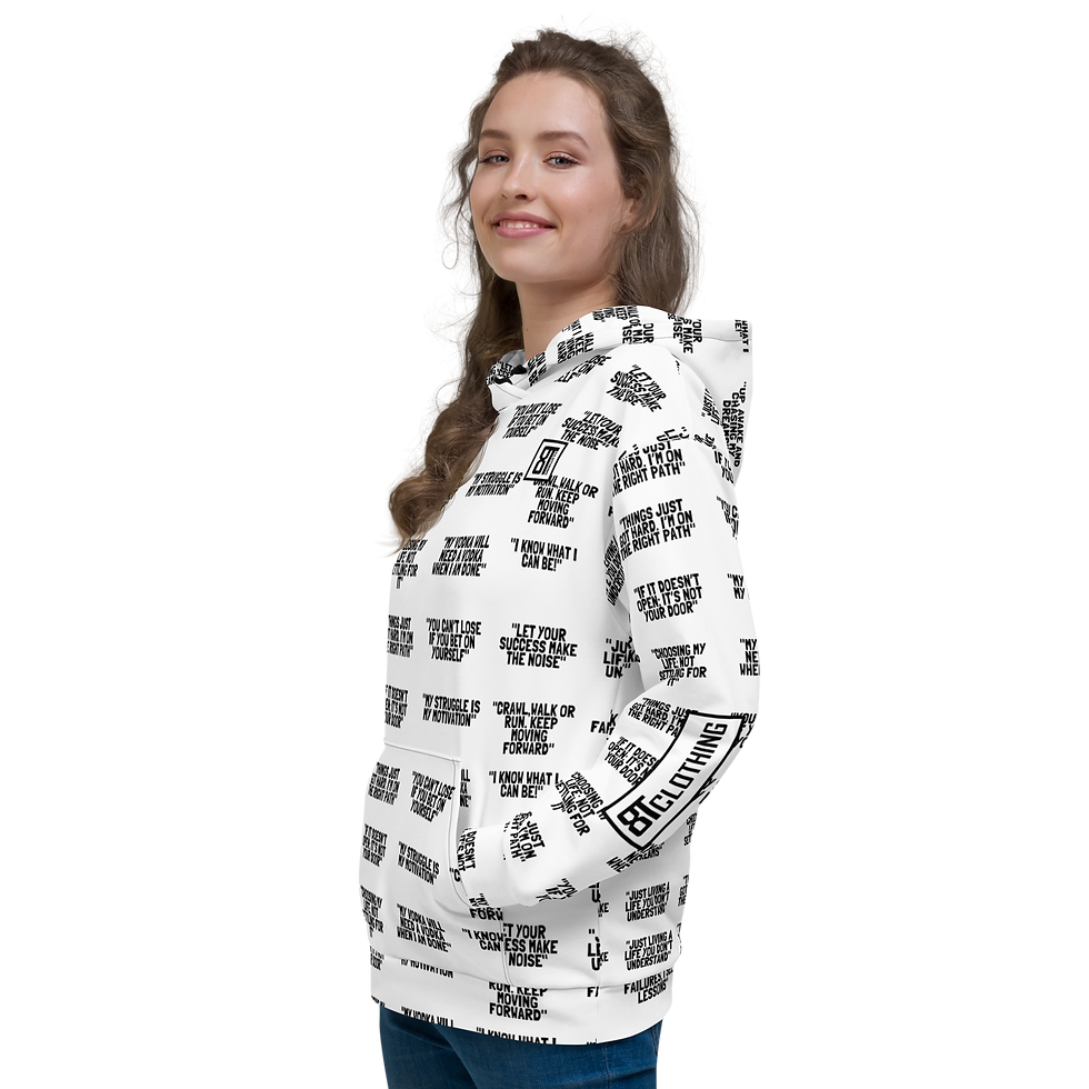Thumbnail: 8T Clothing Positive Vibes Collection - Unisex Hoodie copy