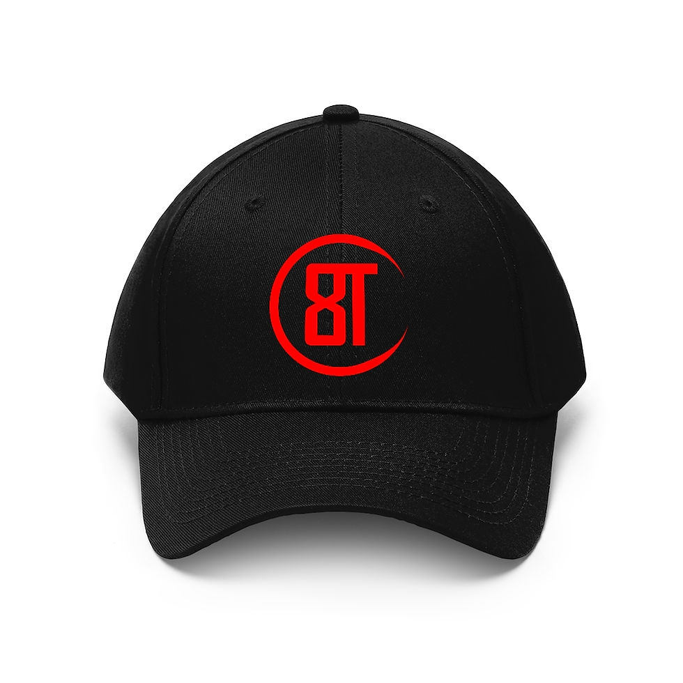 Thumbnail: 8T Clothing 8 Ball - Unisex Twill Hat