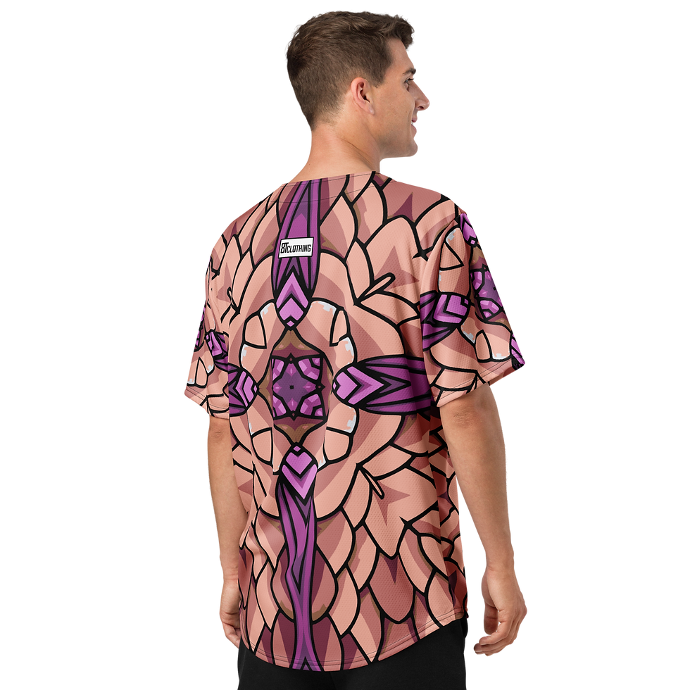 Thumbnail: 8T Clothing Mosiac Collection - Recycled Baseball Jersey