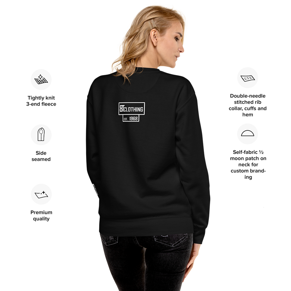 Thumbnail: 8T Clothing - 100th Day of Fitness - Unisex Premium Sweatshirt