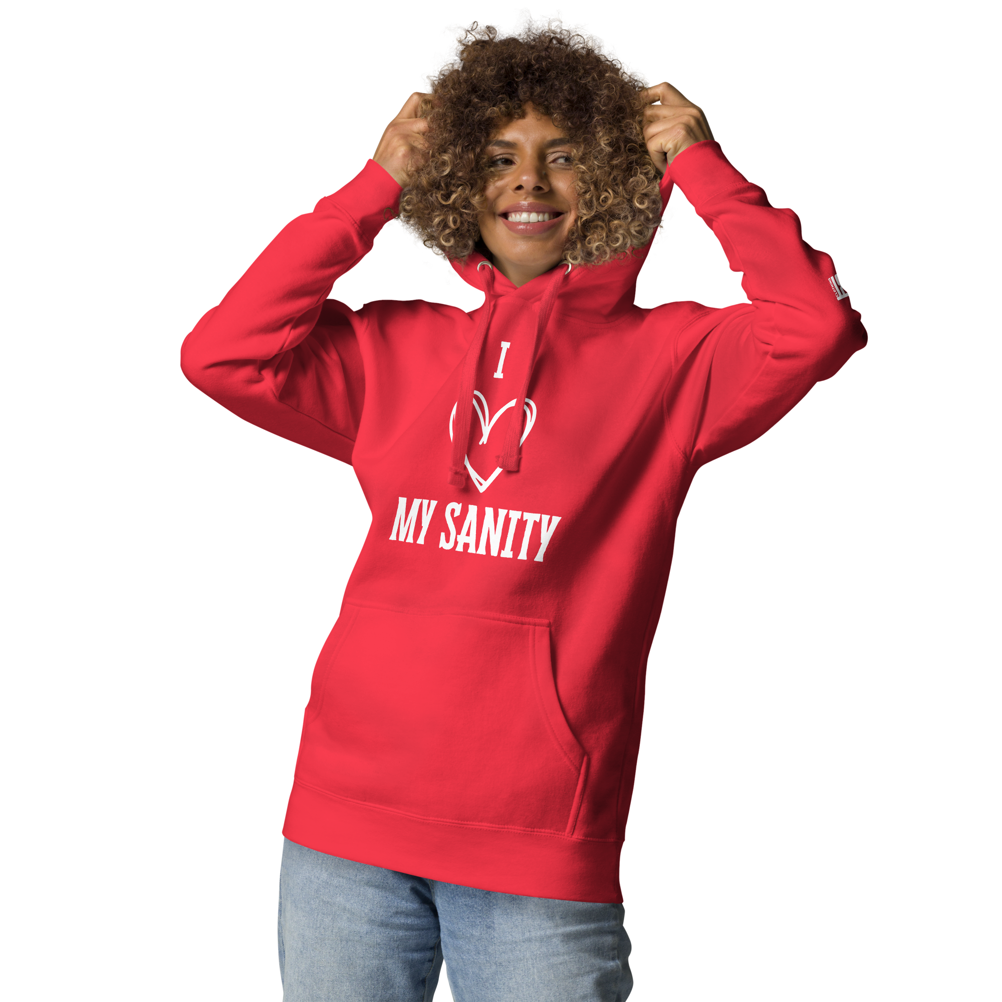 8T Clothing Valentines - I Love Sanity - Unisex Hoodie