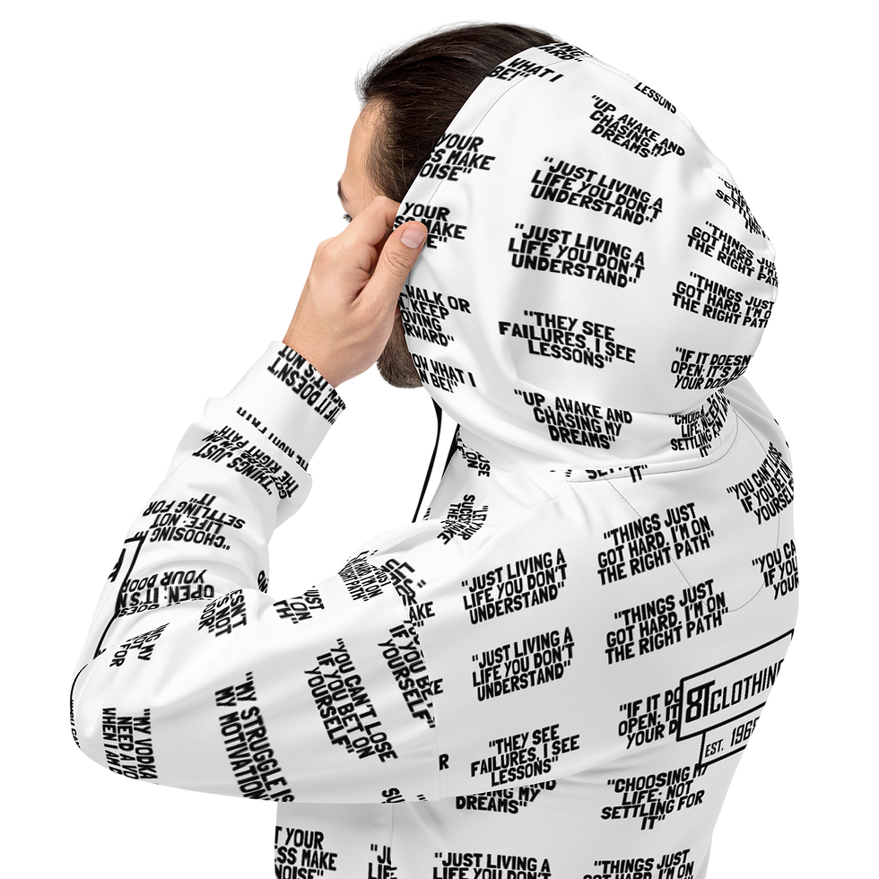 Thumbnail: 8T Clothing Positive Vibes Collection - Unisex Hoodie copy