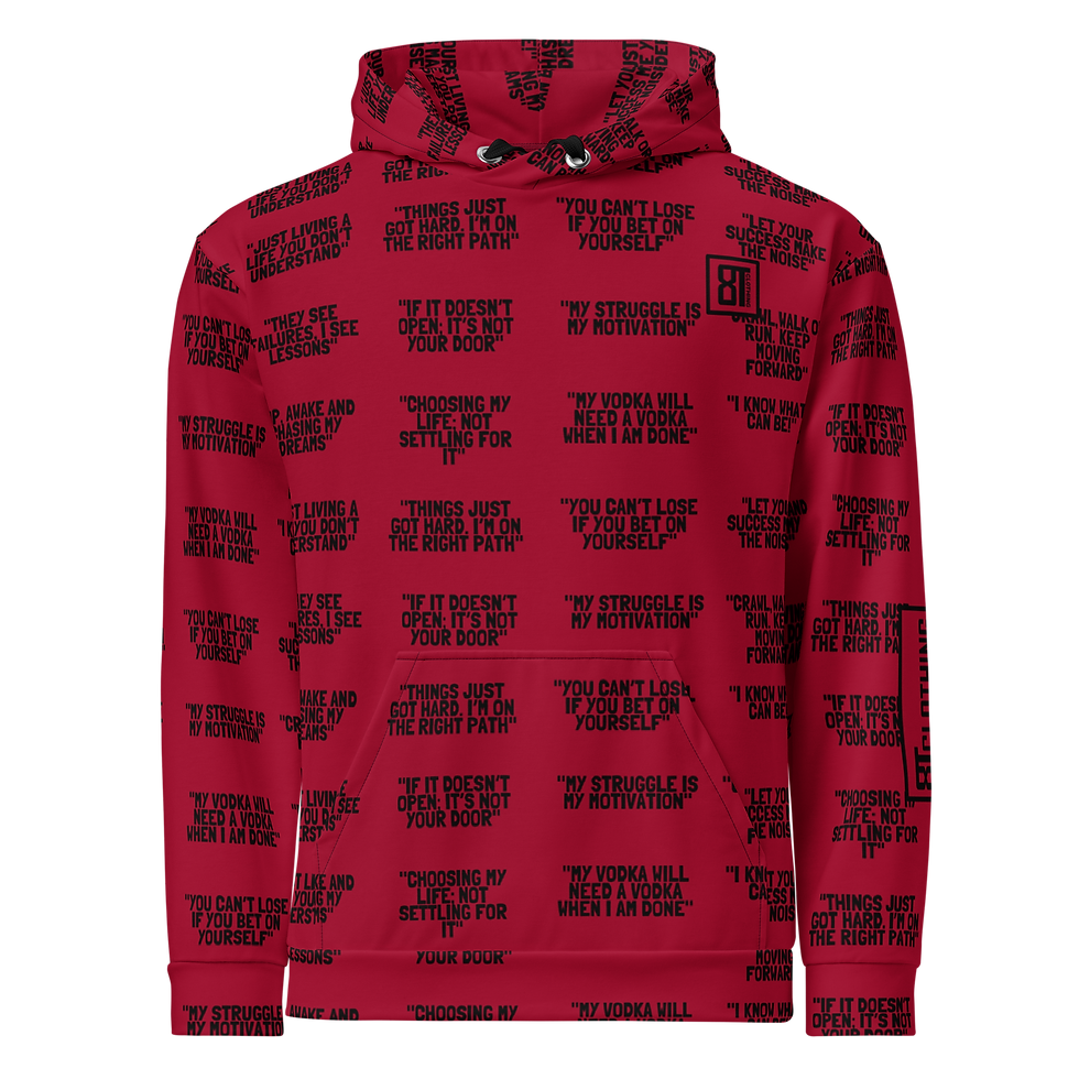 Thumbnail: 8T Clothing Positive Vibes Collection - Unisex Hoodie