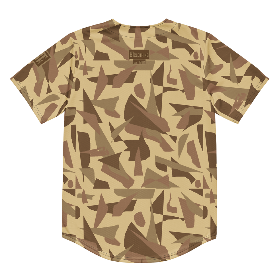 Thumbnail: 8T Clothing Founders Camo - Recycled Baseball Jersey