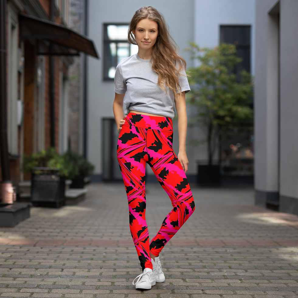 Thumbnail: 8T Clothing Mosaic - Yoga /Jogging Leggings