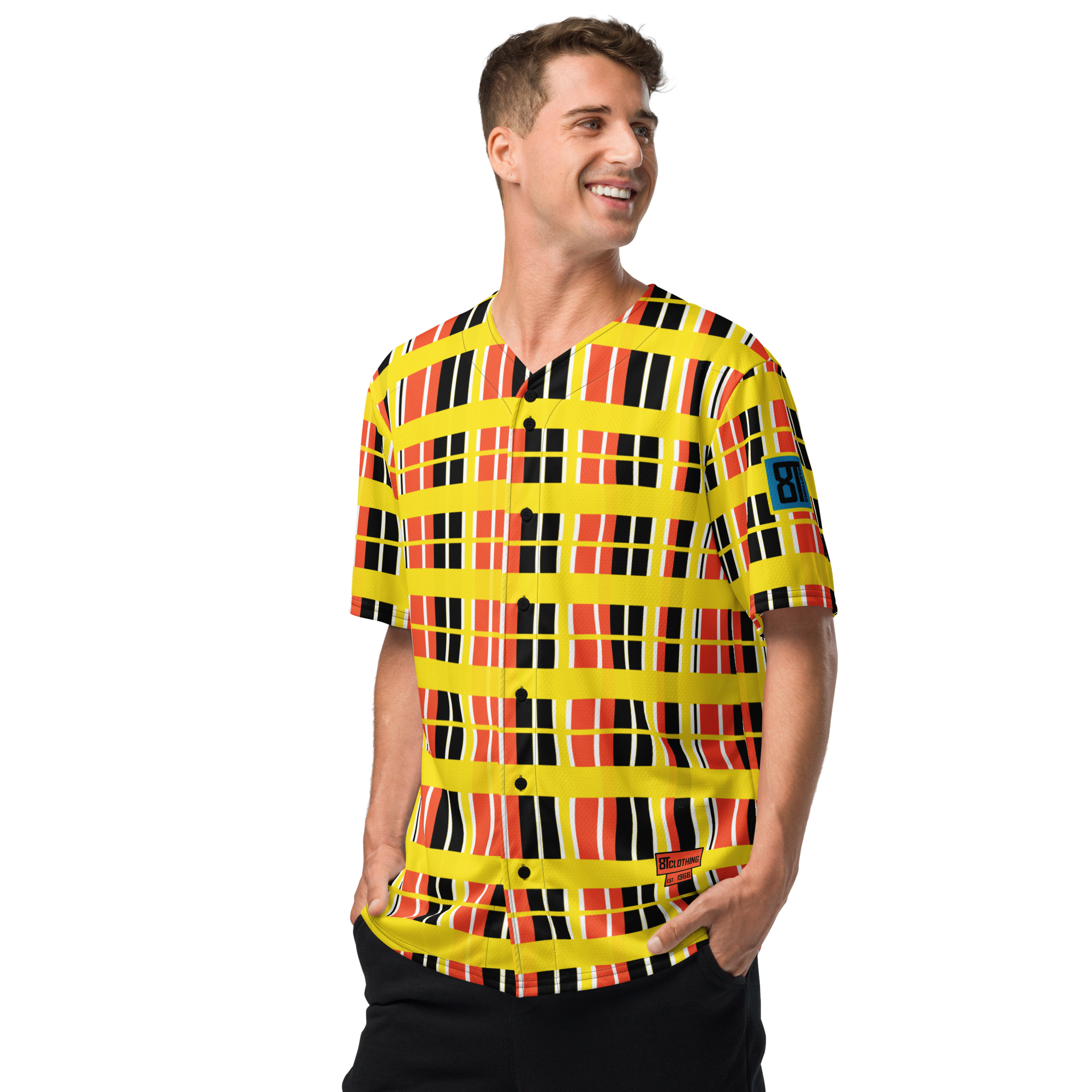 8T Clothing- Founders Plaid - Recycled Baseball Jersey