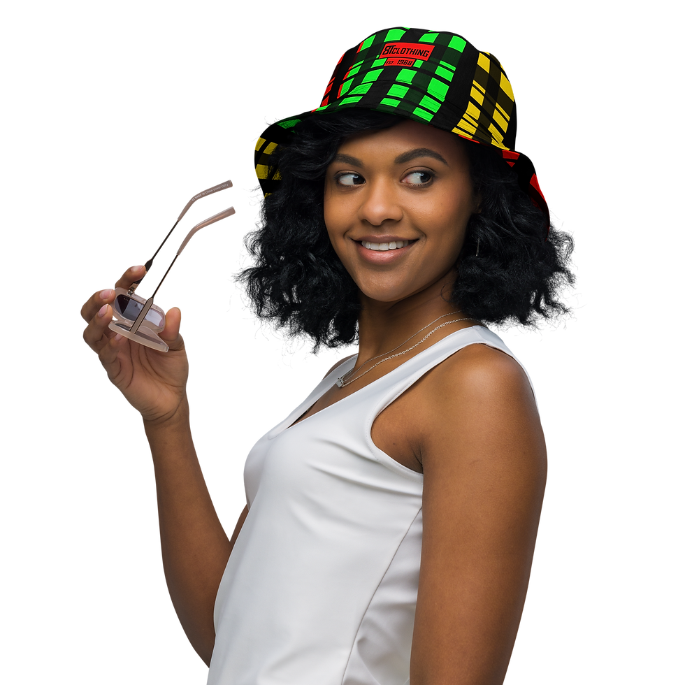 Thumbnail: 8T Clothing Irie Corrupt Plaid - Reversible Bucket Hat