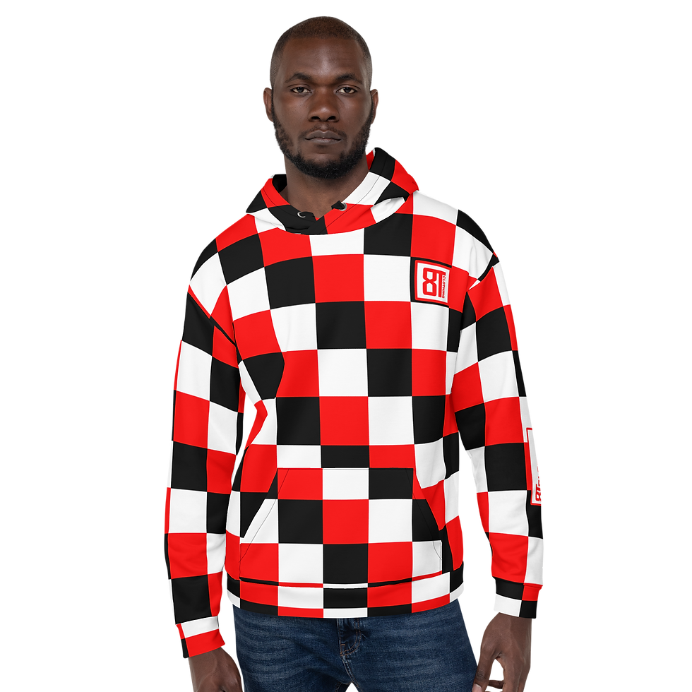 Thumbnail: 8T Clothing Checkers - Unisex Hoodie
