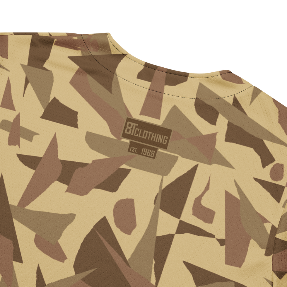 Thumbnail: 8T Clothing Founders Camo - Recycled Baseball Jersey