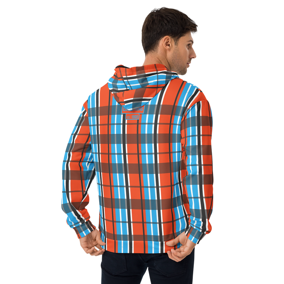 Thumbnail: 8T Clothing- Founders Plaid - Unisex Hoodie