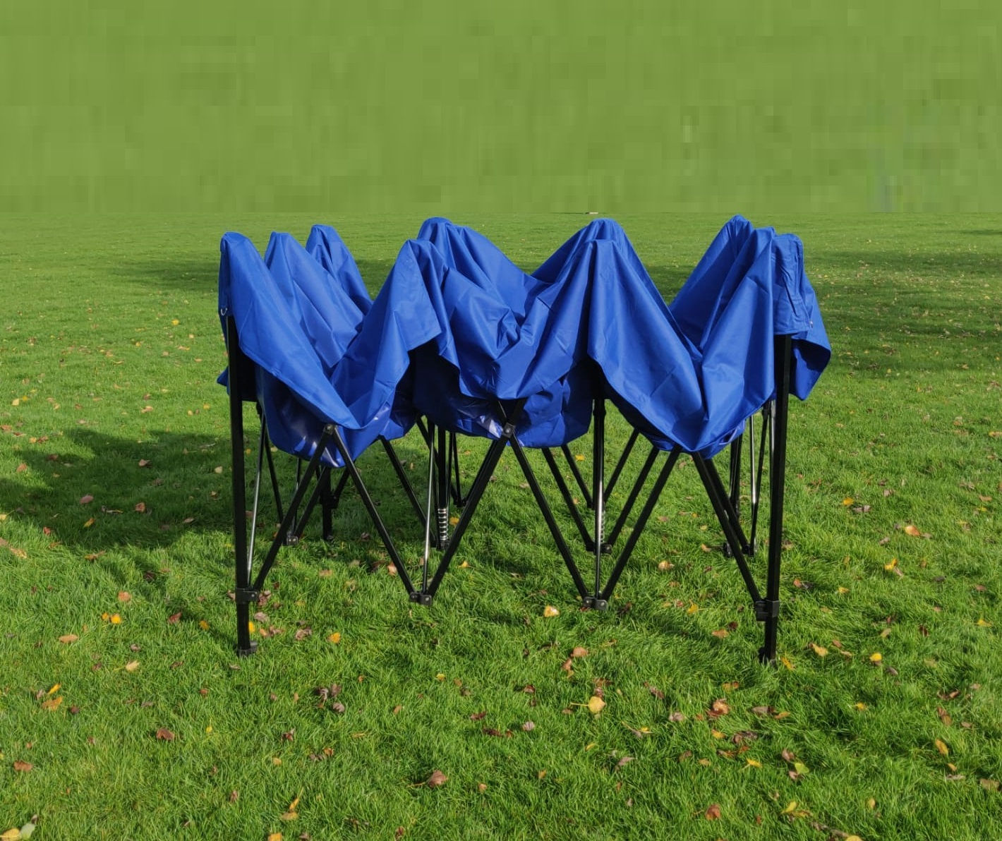 Tentol40, Hex, 36 Kg 3x4.50m Blue Pop Up Gazebo Heavy Duty Foldable high quality