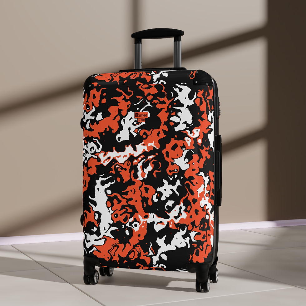 Thumbnail: 8T Clothing - Tiger Camo -  Hard Suitcase 