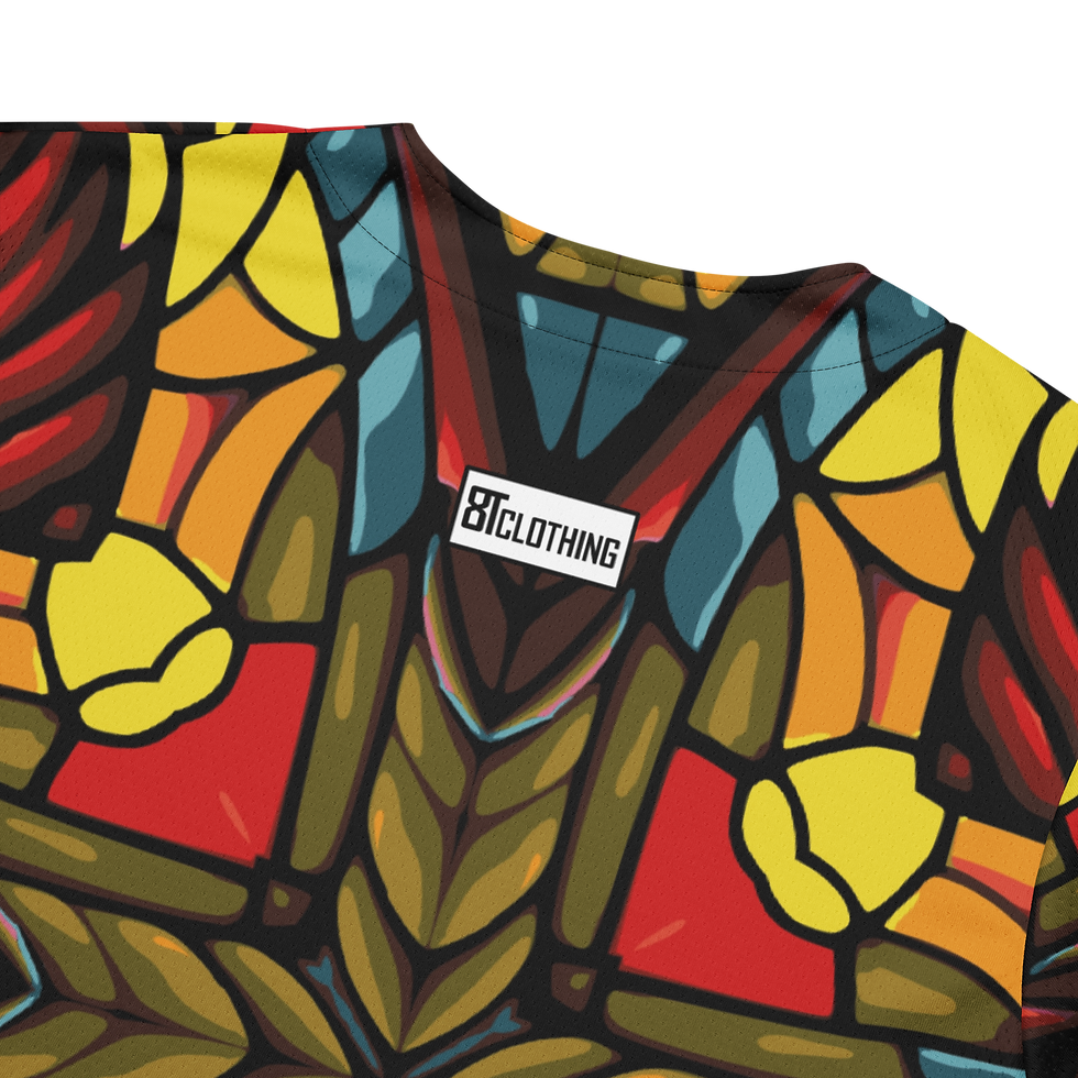 Thumbnail: 8T Clothing Mosiac Collection - Recycled Baseball Jersey