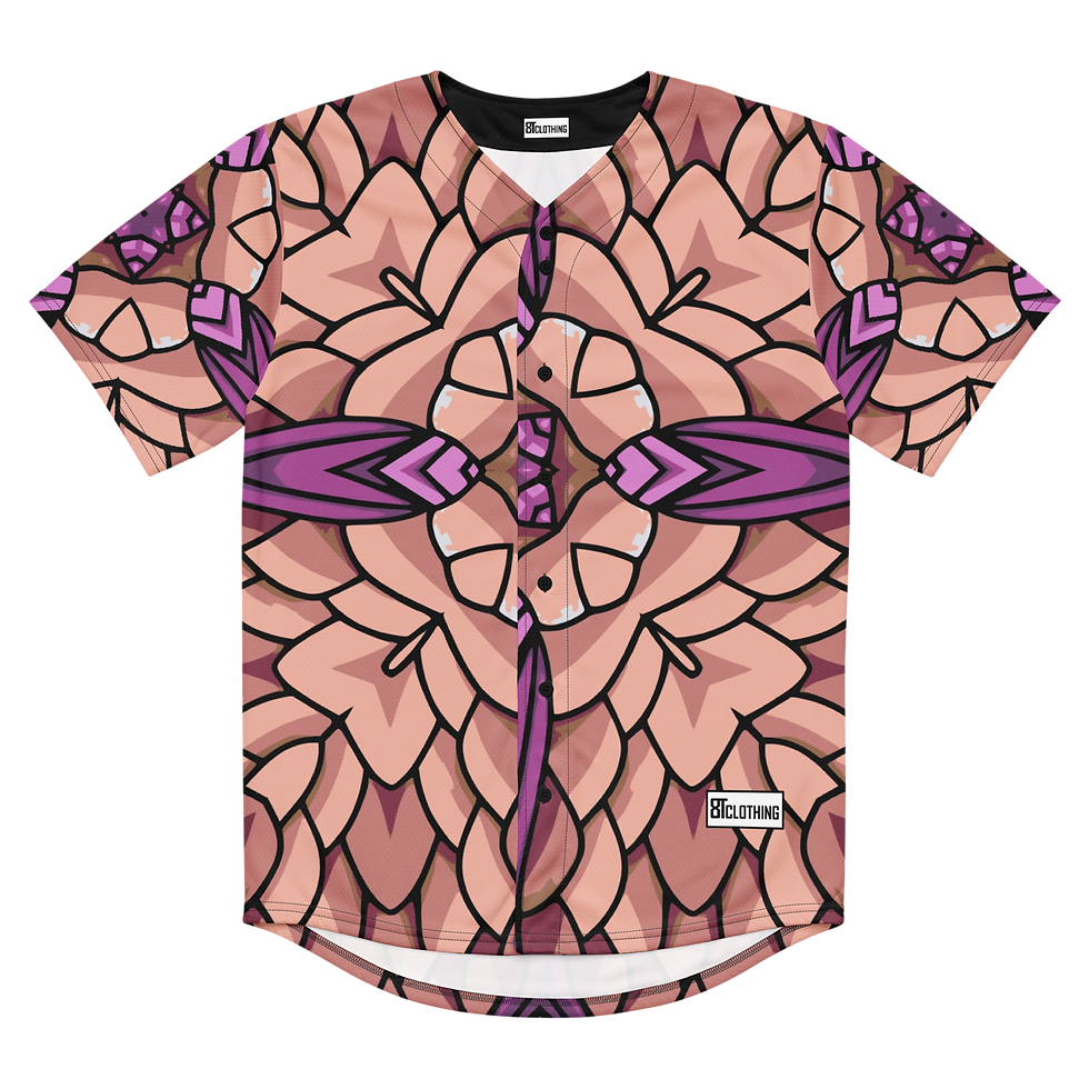 Thumbnail: 8T Clothing Mosiac Collection - Recycled Baseball Jersey