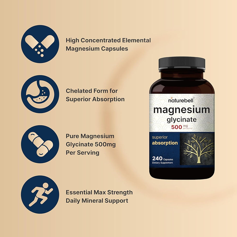 Thumbnail: NatureBell Magnesium Glycinate Capsule