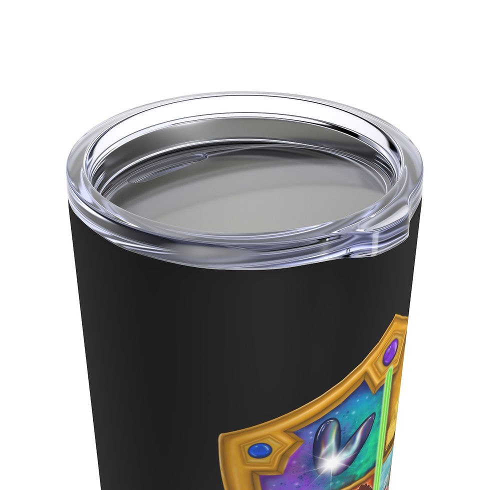 Thumbnail: "Knights of the Cornbread" (Black) Tumbler 20oz